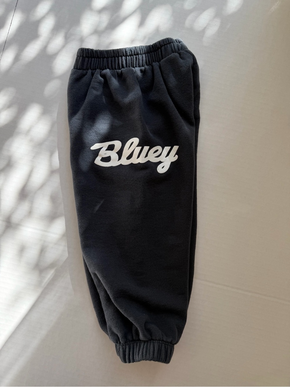 ZARA x Bluey Kids Navy Collegiate Sweatpants Joggers Size 6